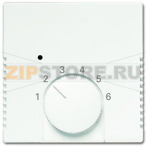 Накладка для терморегулятора, белый бархат ABB 2CKA001710A4019 