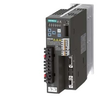 SINAMICS V90, с PROFINET Входное напряжение: 380-480 В 3 А -15% / + 10% 1,5 A 45-66 Гц Выходное напряжение: 0 - Вход 1,2 A 0-330 Гц Двигатель: 0,4 кВт Степень защиты: IP20 Размер А.А. 60x180x200 (ШхВхД) Siemens 6SL3210-5FE10-4UF0