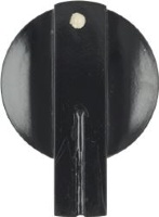 KNOB REX TYPE BLACK ø 37 mm