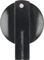 KNOB REX TYPE BLACK ø 37 mm