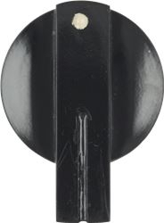 KNOB REX TYPE BLACK ø 37 mm 