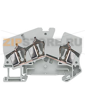 КЛЕММА ПРОХОДНАЯ КОМПАКТНАЯ ПРУЖИННОЕ ПОДСОЕДИНЕНИЕ, 3 ПОДСОЕДИНЕНИЯ: 0.2 - 6 MM2, ШИРИНА: 8.2 MM, СЕРАЯ Siemens 8WH2503-0AH00 