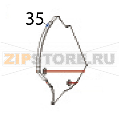 Label roll holder cover-RH Godex RT730i Label roll holder cover-RH Godex RT730iЗапчасть на деталировке под номером: 35Название запчасти Godex на английском языке: Label roll holder cover-RH RT730i.