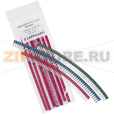 Наконечник кабельный 1x1.5 мм², 8 мм, штыревой, черный, 500 шт Lapp 61805200 