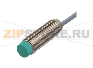 Индуктивный датчик Inductive sensor NCN4-12GM40-Z1 Pepperl+Fuchs General specificationsSwitching functionNormally closed (NC)Output typeTwo-wireRated operating distance4 mmInstallationnon-flushOutput polarityDCAssured operating distance0 ... 3.24 mmActual operating distance3.6 ... 4.4 mm typ.Reduction factor rAl 0.42Reduction factor rCu 0.4Reduction factor r304 0.75Nominal ratingsOperating voltage5 ... 60 VSwitching frequency0 ... 800 HzHysteresis1 ... 10  typ. 5  %Reverse polarity protectionreverse polarity tolerantShort-circuit protectionpulsingVoltage drop&le 5 VOperating current2 ... 100 mALowest operating current2 mAOff-state current0 ... 0.5 mA typ.Switching state indicatorall direction LED, yellowApprovals and certificatesUL approvalcULus Listed, General PurposeCSA approvalcCSAus Listed, General PurposeCCC approvalCertified by China Compulsory Certification (CCC)Ambient conditionsAmbient temperature-25 ... 70 °C (-13 ... 158 °F)Mechanical specificationsConnection typecable PUR , 2 mCore cross-section0.14 mm2Housing materialStainless steel 1.4305 / AISI 303Sensing facePBTHousing diameter12 mmDegree of protectionIP67