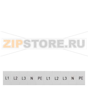 ТАБЛИЧКИ L1,L2,L3,PE,N РАЗМЕР ZB6 Siemens 8WH8120-3AA15 