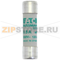 Предохранитель, 0.5 A, AC 500 В, 120 кА, 10x38 мм, aM, IEC Eaton CYLINDRICAL FUSE 10x38 0.5A AM 5