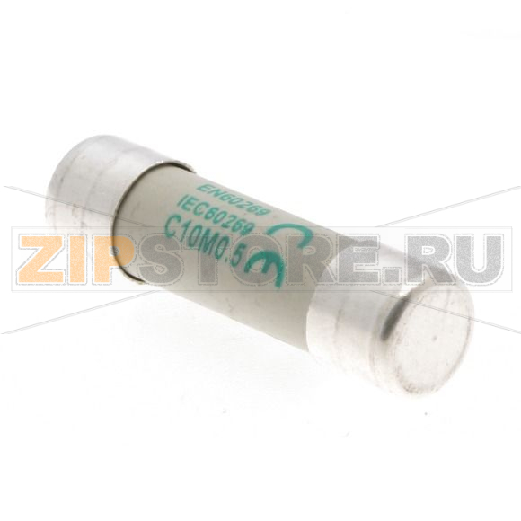 Предохранитель, 0.5 A, AC 500 В, 120 кА, 10x38 мм, aM, IEC Eaton CYLINDRICAL FUSE 10x38 0.5A AM 5 