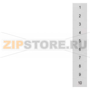 ТАБЛИЧКИ МАРКИРОВОЧНЫЕ 91 - 100 РАЗМЕР ZB6 Siemens 8WH8140-3AC05 