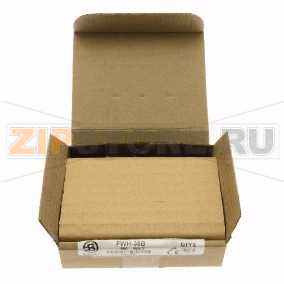Предохранитель, 35 A, AC 500 В, DC 500 В, 200 кА, 21x81 мм, UL Eaton 35A 500V AC TAG FUSE 