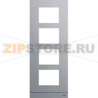 Рамка для станции вызова, 1/4, сталь ABB 2TMA130160X0064