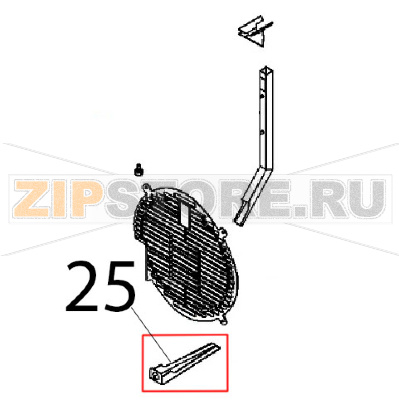 Profilo ingresso acqua Angelo Po FX201G3 Profilo ingresso acqua Angelo Po FX201G3Запчасть на деталировке под номером: 25
