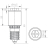 Лампа светодиодная 24 В/DC, 24 В/AC, цоколь: E14, белая, 19.1 млм Signal-Construct MBRE140864 - Лампа светодиодная 24 В/DC, 24 В/AC, цоколь: E14, белая, 19.1 млм Signal-Construct MBRE140864