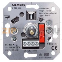 DELTA НИЗКОВОЛЬТНЫЙ НАЖИМНОЙ ВКЛ/ВЫКЛ ДИММЕР R,L-ТИП С МАГНИТНЫМ ТРАНСФОРМАТОРОМ 230В 50-60ГЦ 60-600ВТ 25-500ВА ЭЛ. -МЕХАНИЧ. ЧАСТЬ МОНТИРУЕМАЯ ПОД ШТУКАТУРКУ С КРЕПЛЕНИЕМ НА ЛАПКАХ И ВИНТОВЫМ КРЕПЛЕНИЕМ Siemens 5TC8283