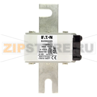 Предохранитель, 800 A, AC 1000 В, 125 кА, DIN 3, 74x92x138 мм, aR, DIN, IEC Eaton FUSE 800A 100