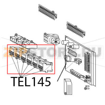 Remote control switch BF9/01 Gierre FEV 166M Remote control switch BF9/01 Gierre FEV 166MЗапчасть на деталировке под номером: TEL145