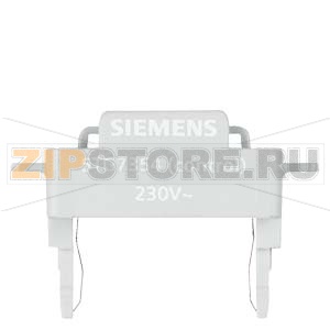 DELTA ПЕРЕКЛЮЧЕНИЕ A. КНОПКА ВСТАВКИ СВЕТОДИОДОВ ДЛЯ ФУНКЦИЯ КОНТРОЛЯ 230V/50HZ, БЕЛЫЙ Siemens 5TG7354 