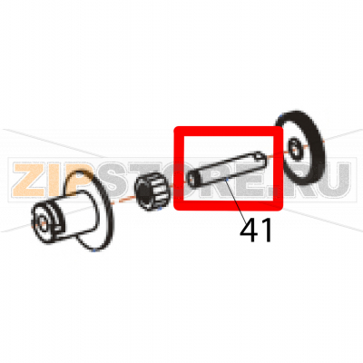 Ribbon rewind shaft, SUS 3031 Godex EZ-1305 Ribbon rewind shaft, SUS 3031 Godex EZ-1305Запчасть на деталировке под номером: 41Название запчасти Godex на английском языке: Ribbon rewind shaft, SUS 3031 EZ-1305.