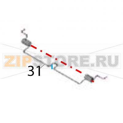 Spring (open cover) Sato PW208NX Spring (open cover) Sato PW208NXЗапчасть на деталировке под номером: 31Название запчасти на английском языке: Spring (open cover) Sato PW208NX.