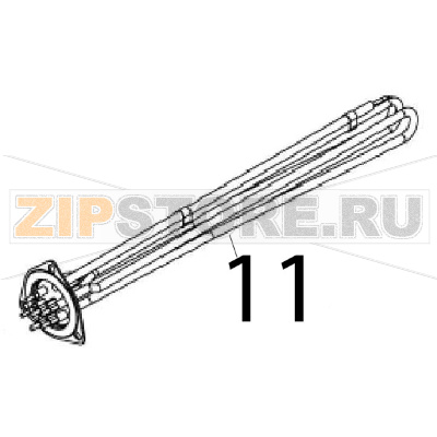 Heating el. Angelo Po 091CP1E Heating el. Angelo Po 091CP1EЗапчасть на деталировке под номером: 11