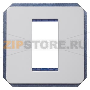 DELTA PROFIL СЕРЫЙ ЖЕМЧУГ 1 МОДУЛЬ С ПРОМЕЖ.РАМКОЙ Siemens 5TG1890 