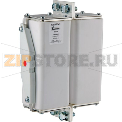 Предохранитель, 600 A, DC 2000 В, 100 кА, 65x164x216 мм, aR, IEC Eaton FUSE 600A 2000VDC 2+/A17 