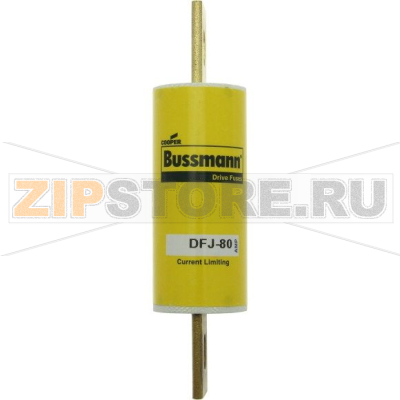 Предохранитель, 80 A, AC 600 В, DC 450 В, 200 кА, 29x118 мм, J, UL, CSA Eaton DRIVE FUSE 