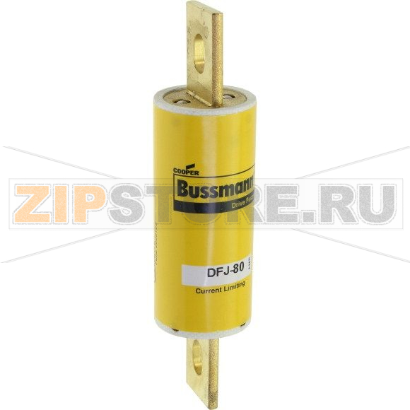 Предохранитель, 80 A, AC 600 В, DC 450 В, 200 кА, 29x118 мм, J, UL, CSA Eaton DRIVE FUSE 
