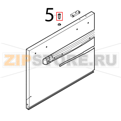 Door catch Silanos N700 PS Door catch Silanos N700 PSЗапчасть на деталировке под номером: 5