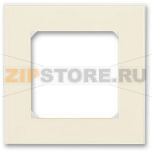 Рамка одноместная, слоновая кость/белый ABB 2CHH015010A6017 