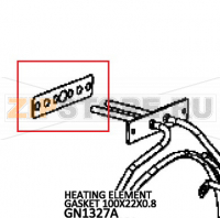 Heating element gasket 100X22X0.8 Unox XFT 193