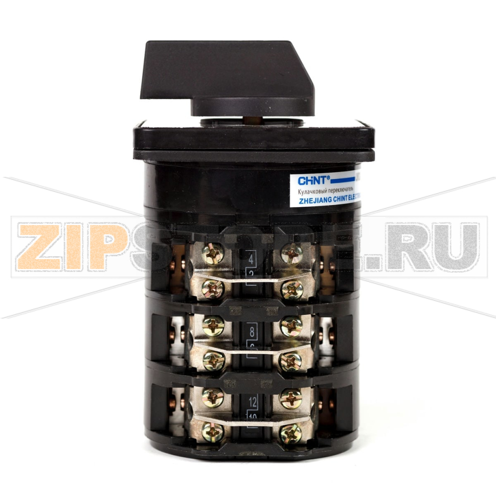 Переключатель кулачковый 125 А, 3 полюса Chint LW32-125/3 