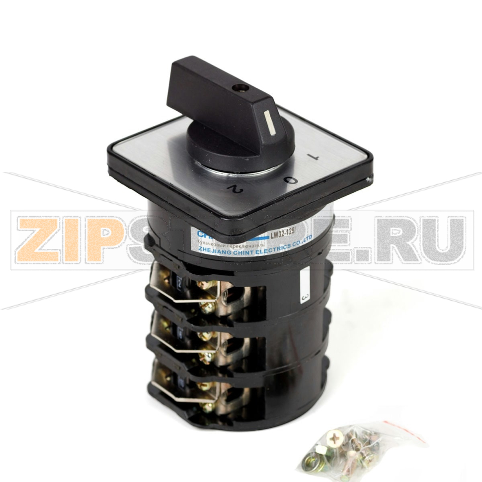 Переключатель кулачковый 125 А, 3 полюса Chint LW32-125/3 