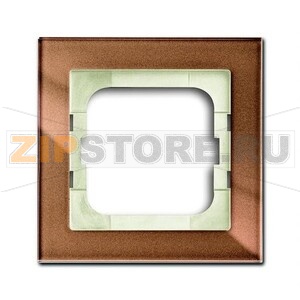 Рамка одноместная, бронзовое стекло ABB 2CKA001754A4543 