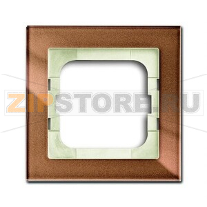 Рамка одноместная, бронзовое стекло ABB 2CKA001754A4543 