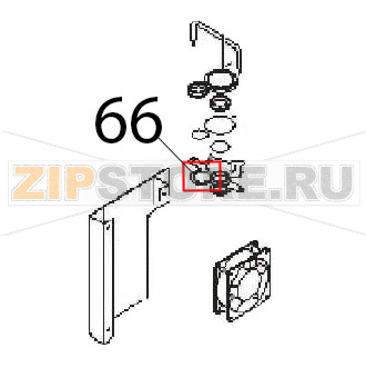 Top plate Angelo Po FM1011E1 Top plate Angelo Po FM1011E1Запчасть на деталировке под номером: 66