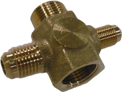 FITTING 3/8M - 1/4M - 3/8F - 1/8M 