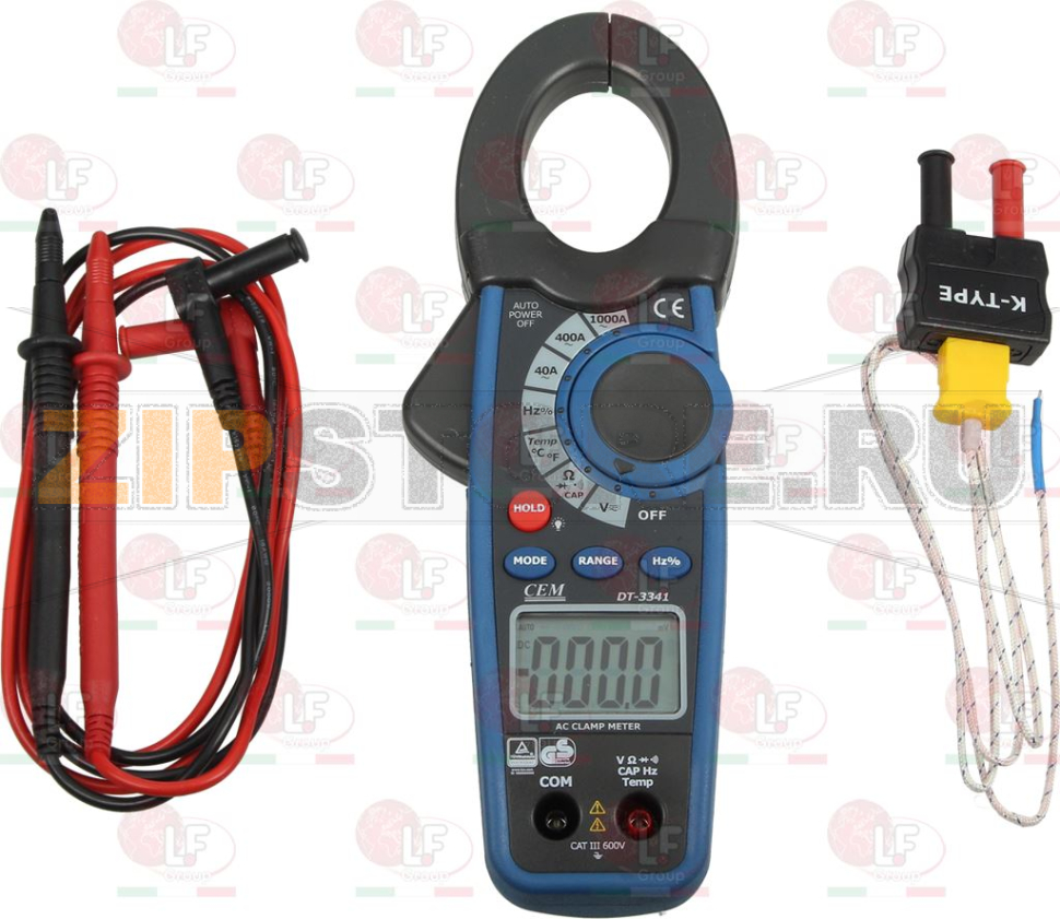ЦИФРОВЫЕ АМПЕРОМЕТРИЧЕСКИЕ ЩИПЦЫ DT-3341 