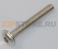 VITE A TESTA BOMBATA CON FLANGIA M6x45