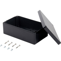 Корпус пластиковый 200x120x75 мм, серый, 1 шт TRU Components KST 221