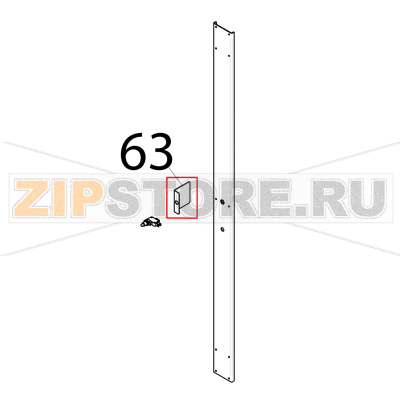 Protection for door switch Piron P920RXS Protection for door switch Piron P920RXSЗапчасть на деталировке под номером: 63