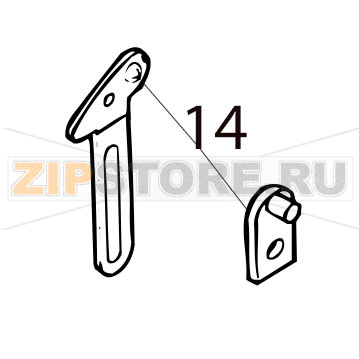 Arm and clutch kit Toshiba TEC B-SX4T-GS10/20-QP Arm and clutch kit Toshiba TEC B-SX4T-GS10/20-QPЗапчасть на деталировке под номером: 14
