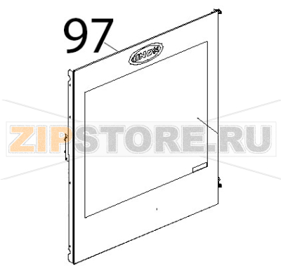 Vetro esterno ser. 647x743x4, CTFL Unox XVC 515G Vetro esterno ser. 647x743x4, CTFL Unox XVC 515GЗапчасть на деталировке под номером: 97