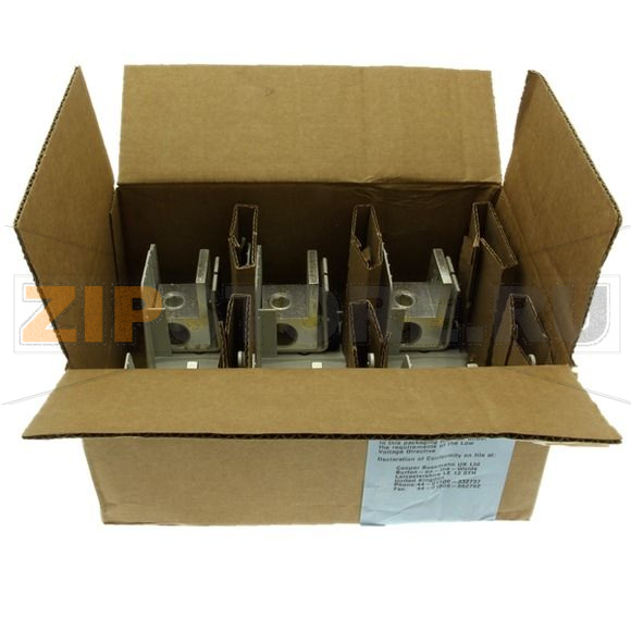 Блок предохранителей, 400 A, AC 600 В, 200 кА, J, 3P, UL Eaton FUSE HOLDER 