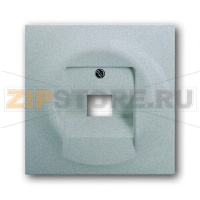 Накладка для однопостовой розетки с полем для надписи ABB 2CKA001753A0087