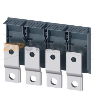 bus connector extended front 4 units accessory for: 3VA6 150/250 3VA5 250 Siemens 3VA9274-0QB00 