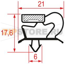 GASKET [C] HALF DOOR 