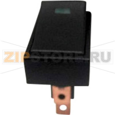 Переключатель автомобильный 12 В/DC, 20 А, 1 x выкл/вкл, зеленый TRU Components TC-R13-207L-SQ 