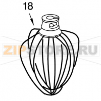 Wire Whip KitchenAid KSM103