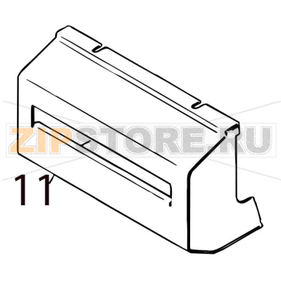 Cutter cover Toshiba TEC B-SX4T-GS10/20-QQ-US Cutter cover Toshiba TEC B-SX4T-GS10/20-QQ-USЗапчасть на деталировке под номером: 11